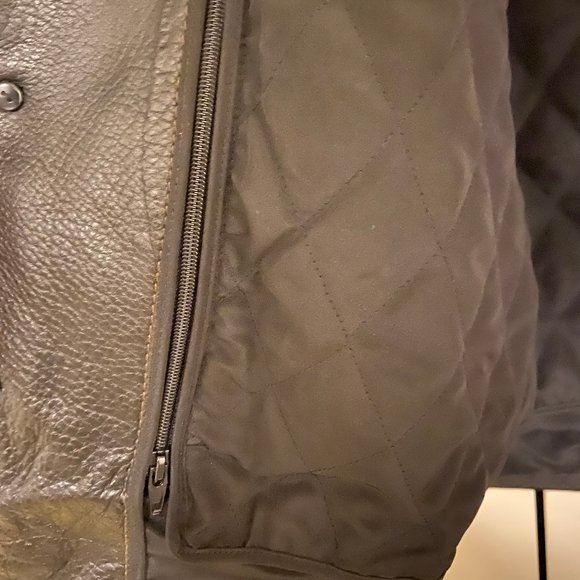 NWOT - Black Men's Wilson Leather Blazer - Picture 6 of 7